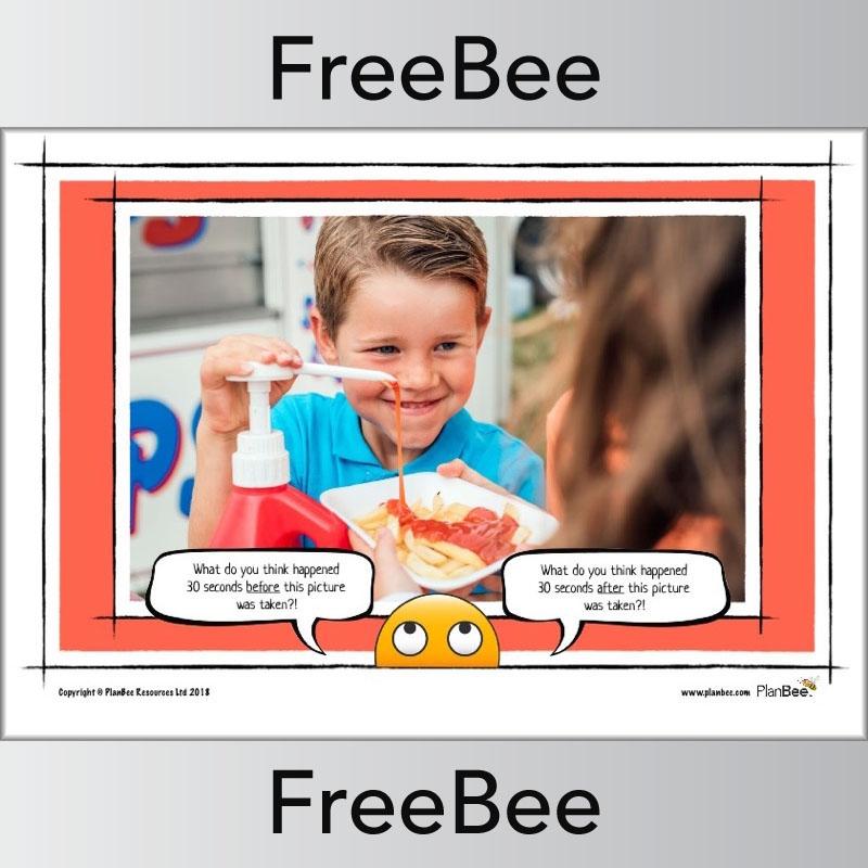 PlanBee What happened? Creative Writing Picture Prompts