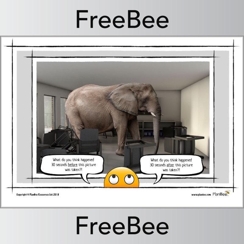 PlanBee What happened? Creative Writing Picture Prompts