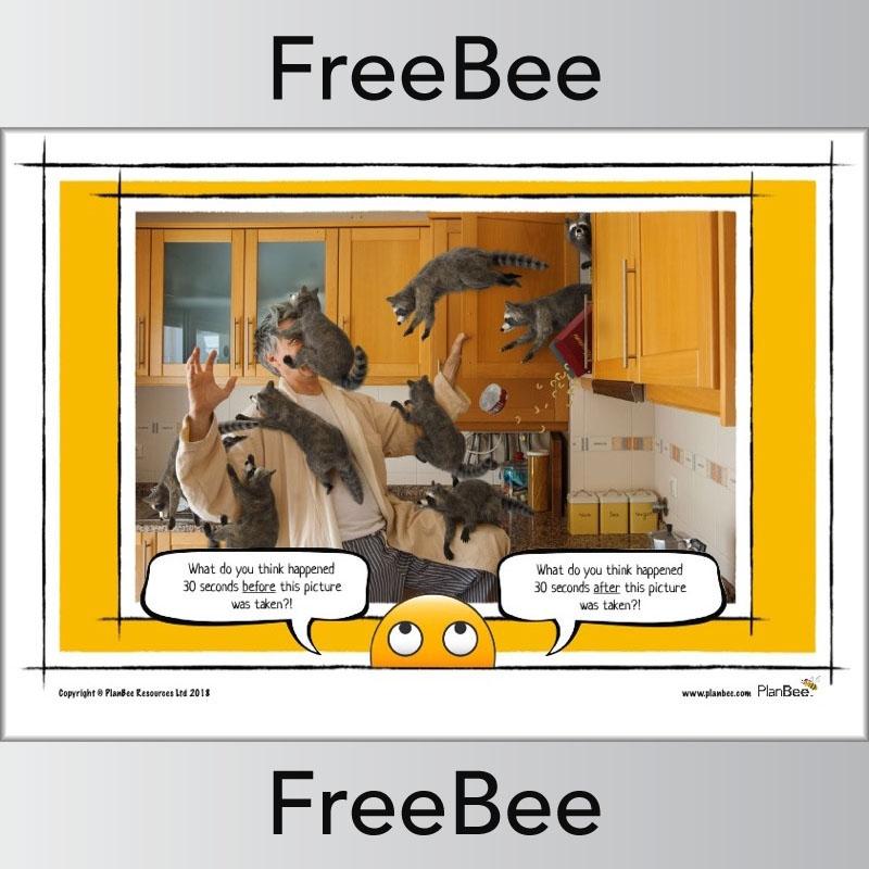 PlanBee What happened? Creative Writing Picture Prompts