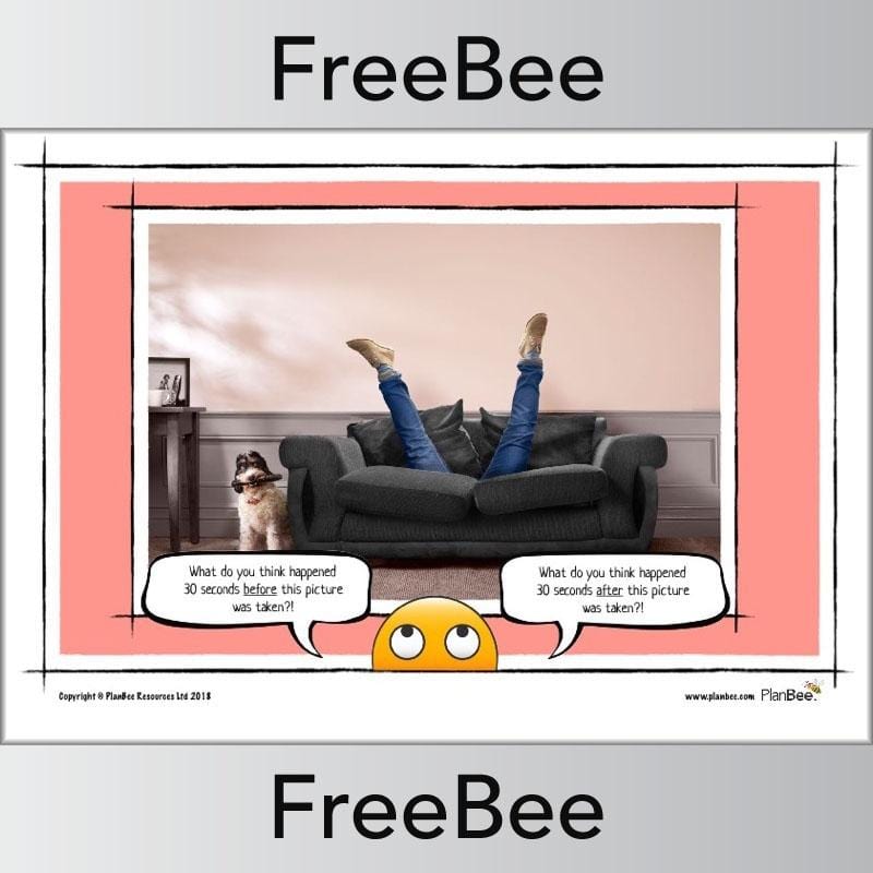 PlanBee What happened? Creative Writing Picture Prompts