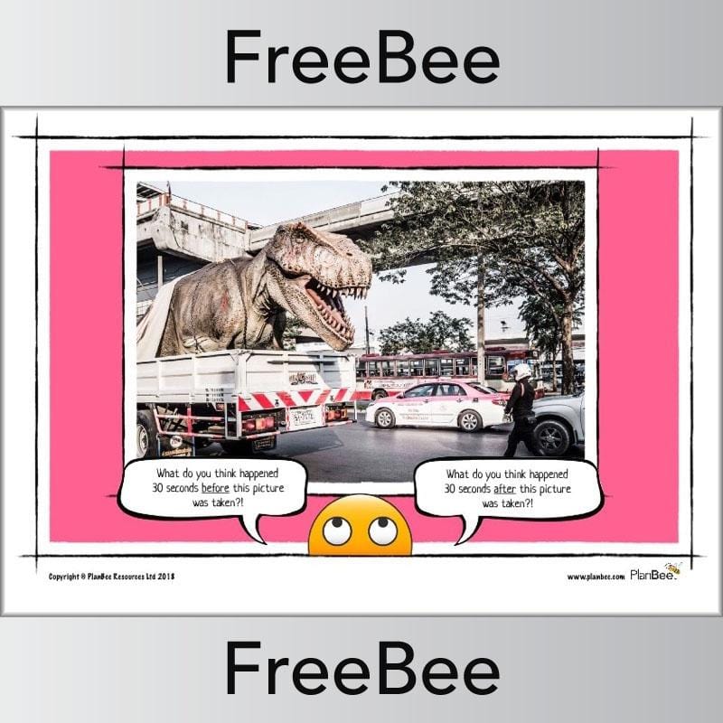 PlanBee What happened? Creative Writing Picture Prompts