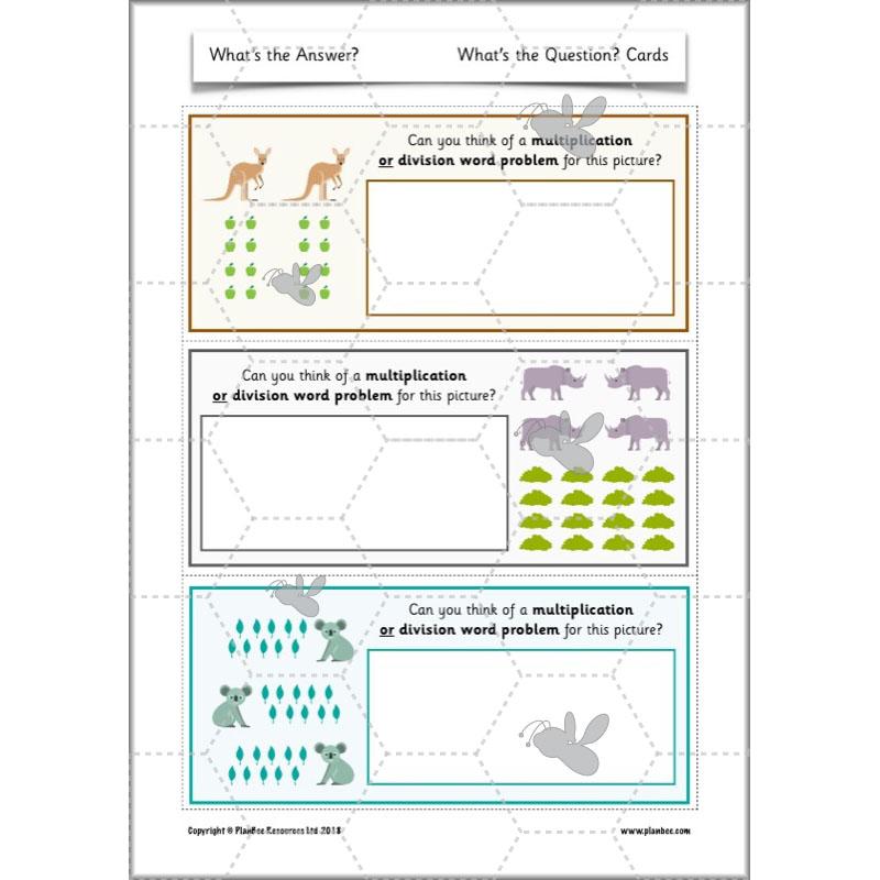 PlanBee What's the answer? Year 2 word problems | PlanBee