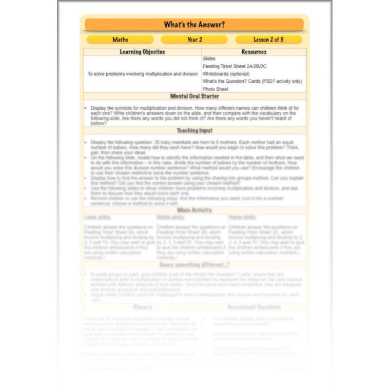 PlanBee What's the answer? Year 2 word problems | PlanBee