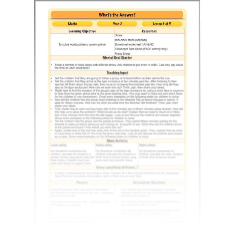 PlanBee What's the answer? Year 2 word problems | PlanBee