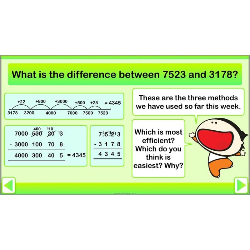 PlanBee What's the Difference? - Year 5 Maths Plans - Addition and Subtraction