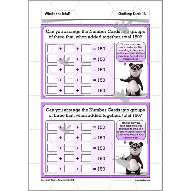 PlanBee What's the Total? - Year 5 Maths Planning - Addition and Subtraction