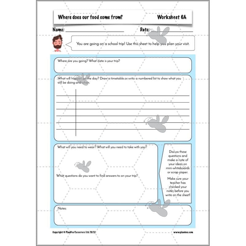 PlanBee Where Does Our Food Come From? KS2 Geography pack by PlanBee