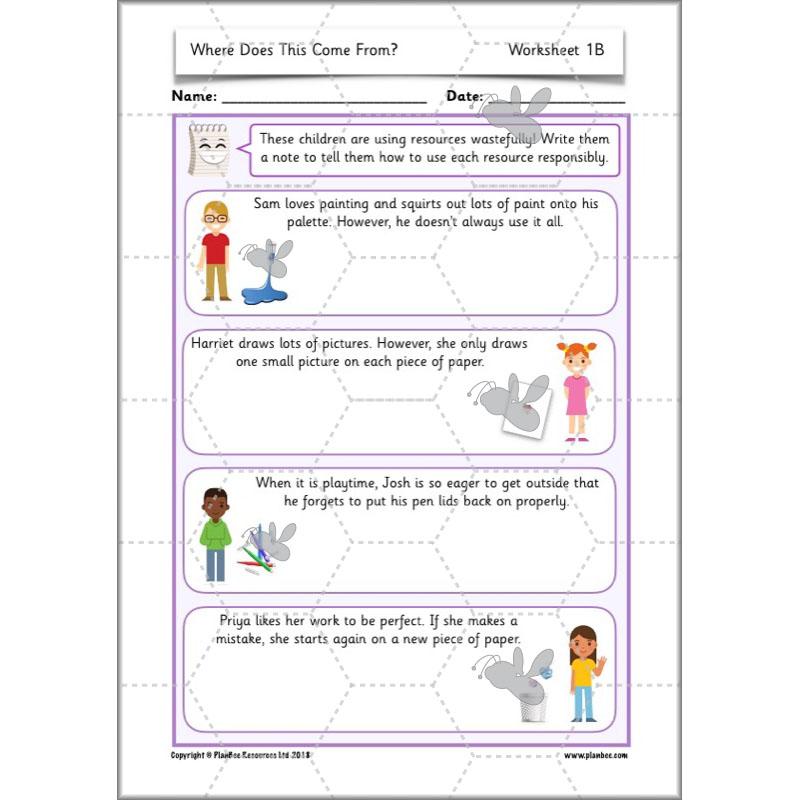 PlanBee Sustainability for Kids | Recycling KS1 Lesson by PlanBee