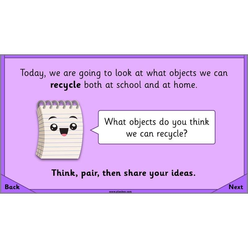 PlanBee Sustainability for Kids | Recycling KS1 Lesson by PlanBee