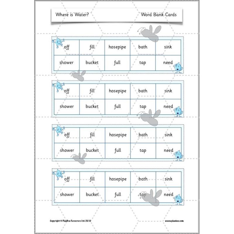PlanBee Where is Water KS1 ESR Lessons by PlanBee