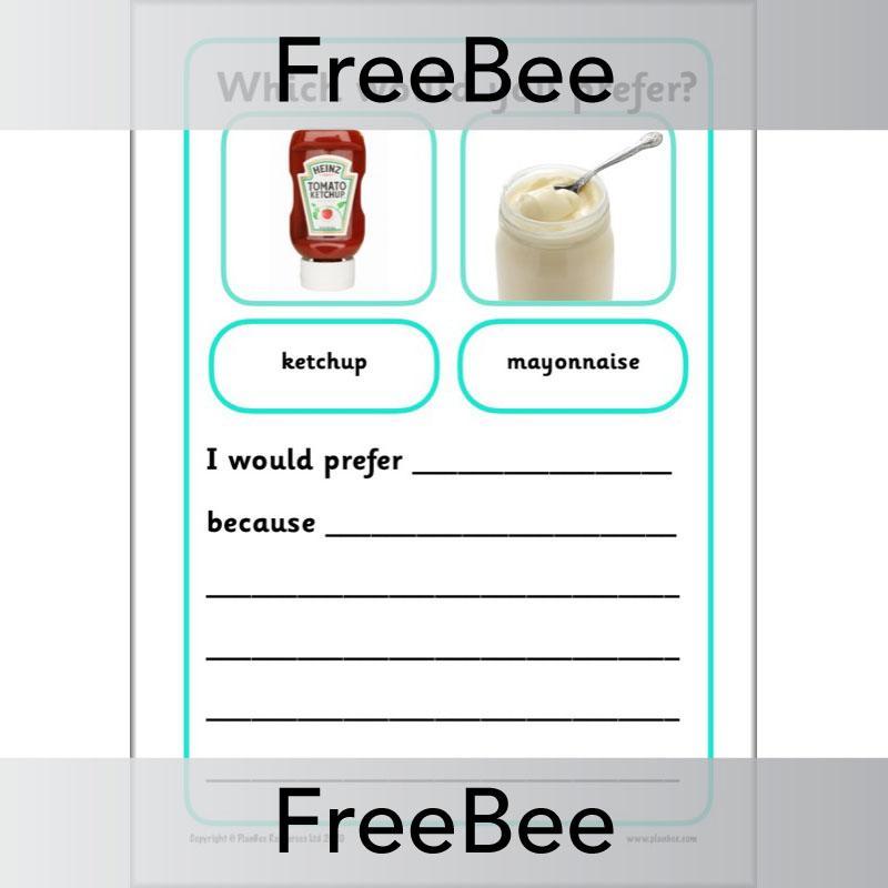 PlanBee KS1 Writing Prompts | Which Would You Prefer?