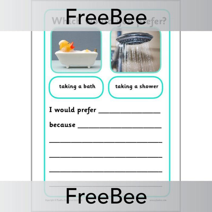 PlanBee KS1 Writing Prompts | Which Would You Prefer?