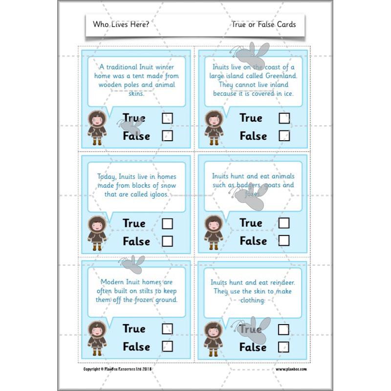 PlanBee Who Lives Here? Geography scheme of work for KS1 Year 1 & Year 2