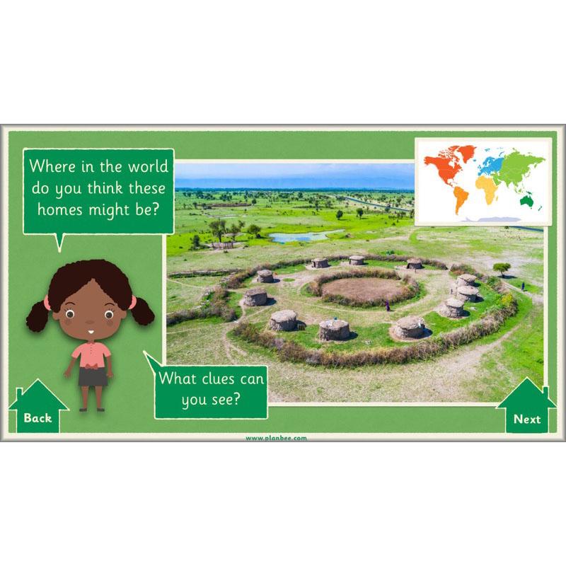 PlanBee Who Lives Here? Geography scheme of work for KS1 Year 1 & Year 2