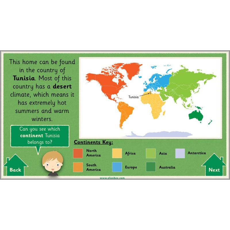 PlanBee Who Lives Here? Geography scheme of work for KS1 Year 1 & Year 2
