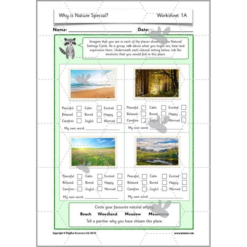 PlanBee Why is Nature Special? KS1 ESR Lessons | PlanBee