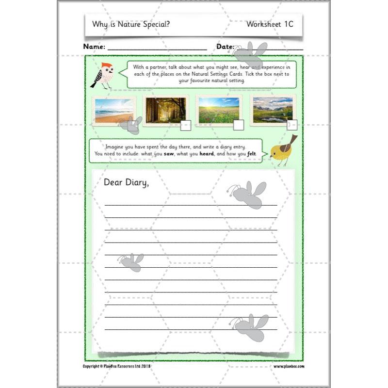 PlanBee Why is Nature Special? KS1 ESR Lessons | PlanBee