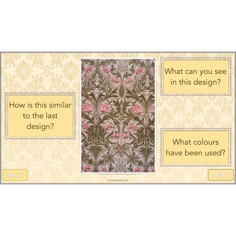 PlanBee William Morris KS2 Art Lesson Plan Packs for Year 3 & Year 4