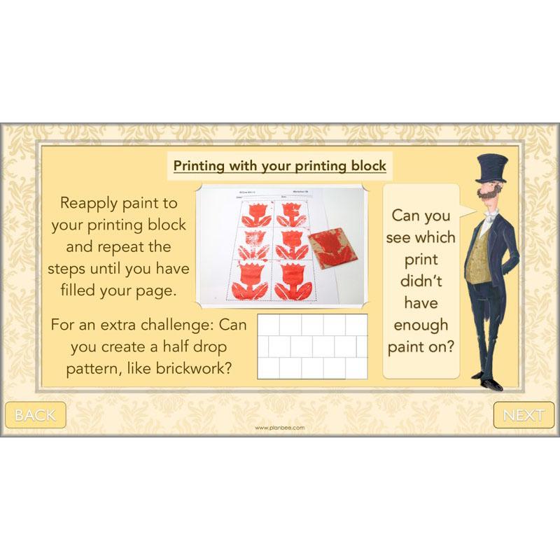 PlanBee William Morris KS2 Art Lesson Plan Packs for Year 3 & Year 4