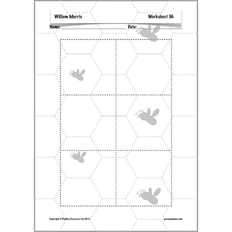PlanBee William Morris KS2 Art Lesson Plan Packs for Year 3 & Year 4