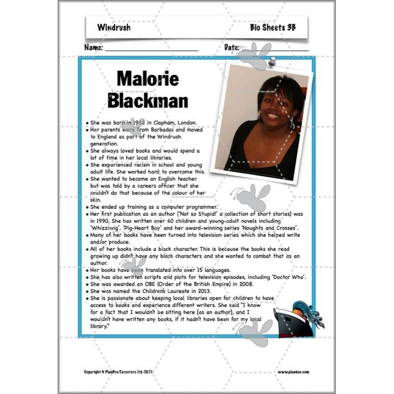 PlanBee Windrush KS2 History Lessons and Activities by PlanBee