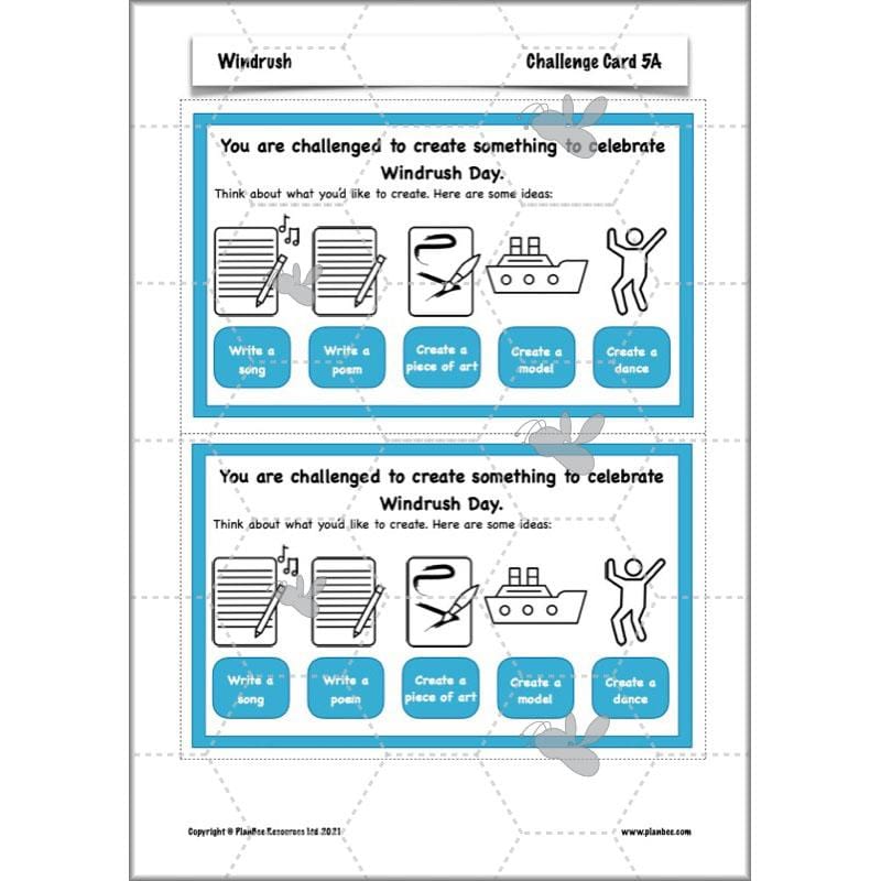 PlanBee Windrush KS2 History Lessons and Activities by PlanBee