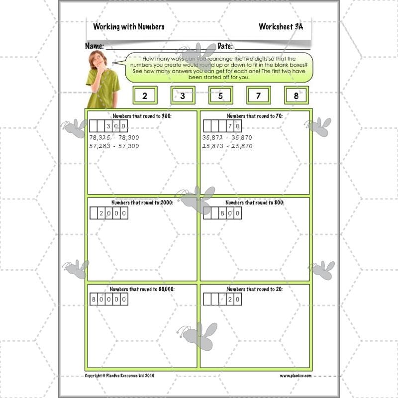 PlanBee Working with Numbers - Year 6 Maths Planning and Resources by PlanBee.