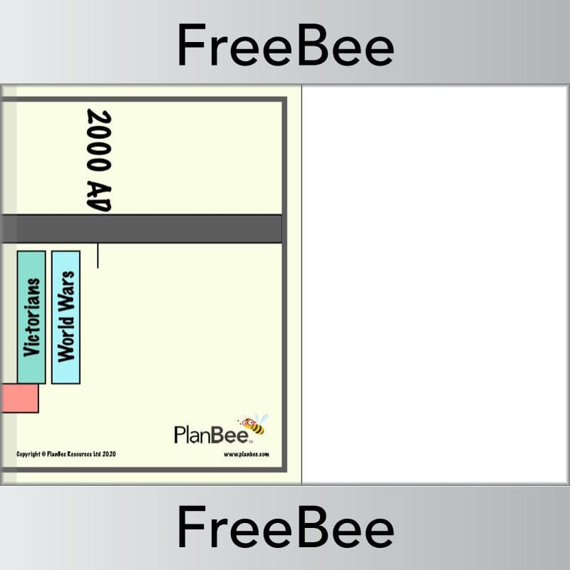 PlanBee Free World History Timeline KS2 downloadable resource