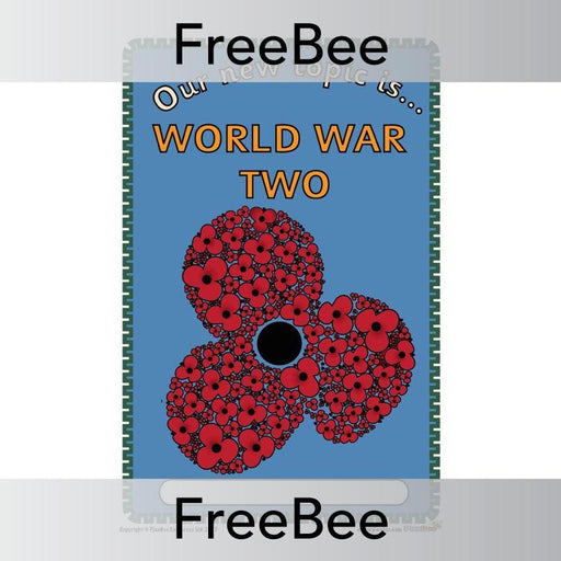 PlanBee World War 2 Topic Cover | Free resources by PlanBee