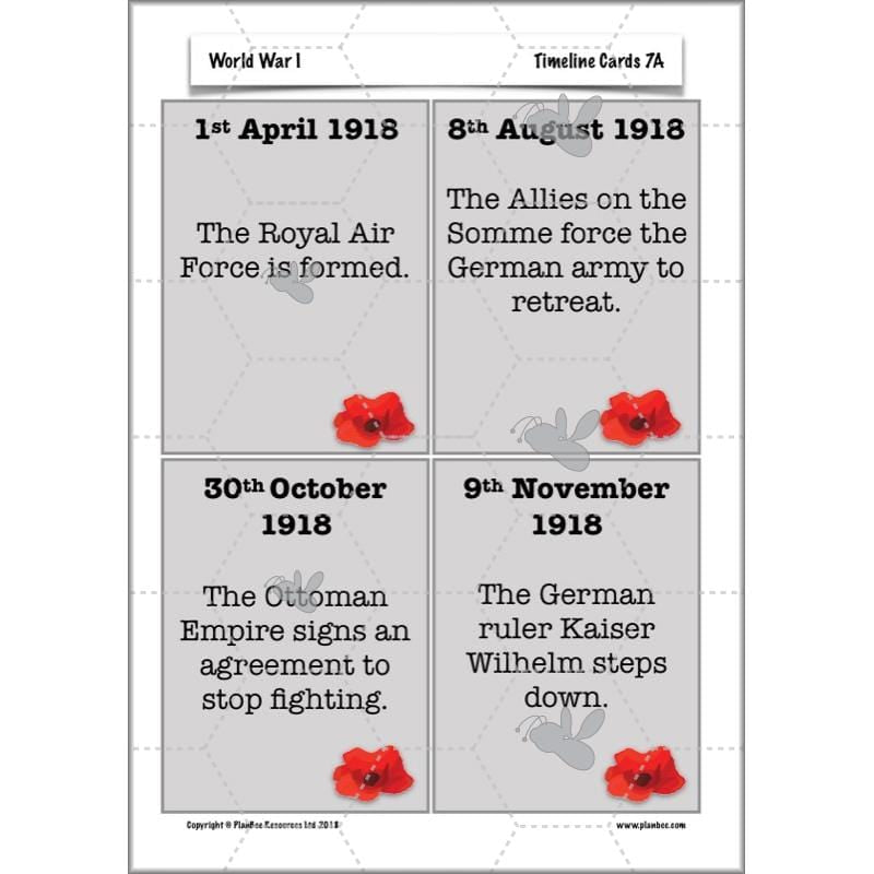 PlanBee World War One: KS2 History lessons, activities and resources
