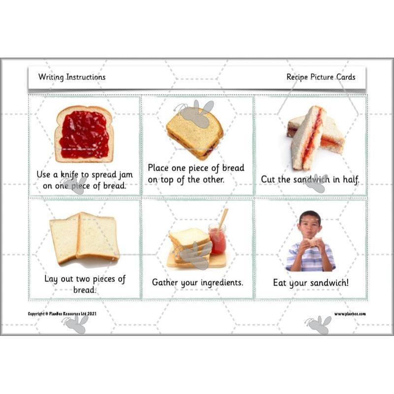 PlanBee Writing Instructions Year 1 English lessons and activities by PlanBee