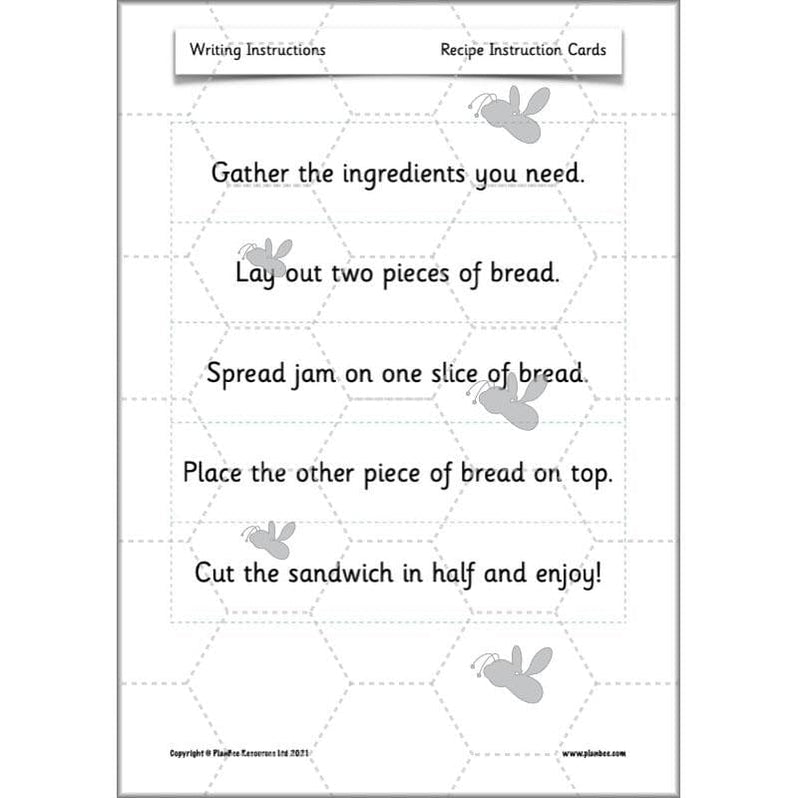 Writing Instructions Year 1 English Lessons By PlanBee writing-instructions-year-1-english-lessons-by-planbee