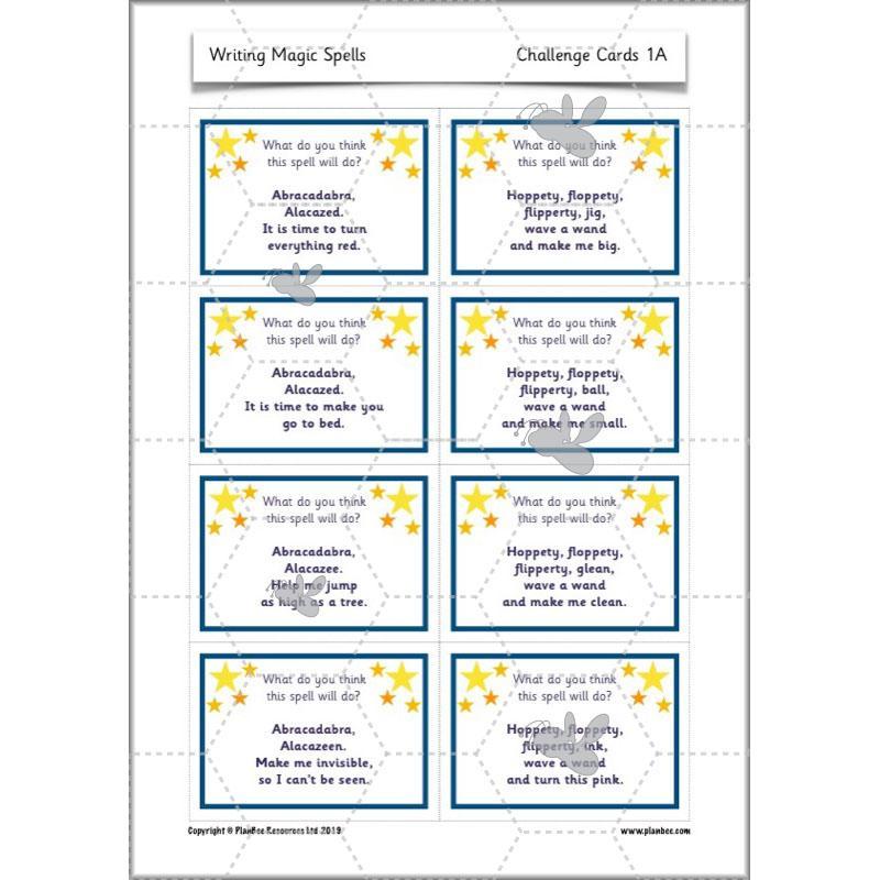 PlanBee Magic Spell Writing KS1 Year 1 English by PlanBee