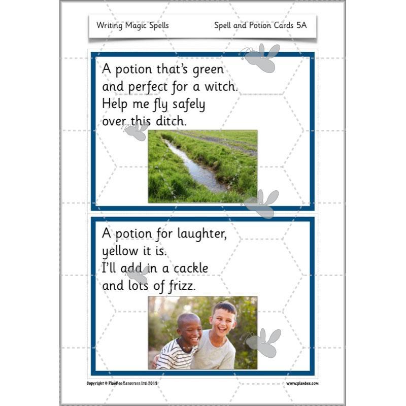 PlanBee Magic Spell Writing KS1 Year 1 English by PlanBee