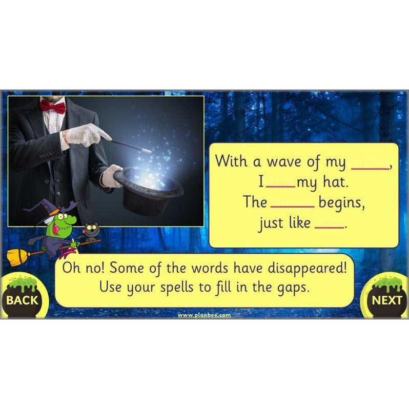 Magic Spell Writing KS1 Year 1 English by PlanBee