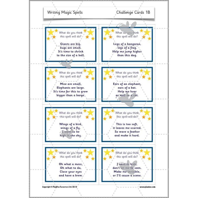 PlanBee Magic Spell Writing KS1 Year 1 English by PlanBee