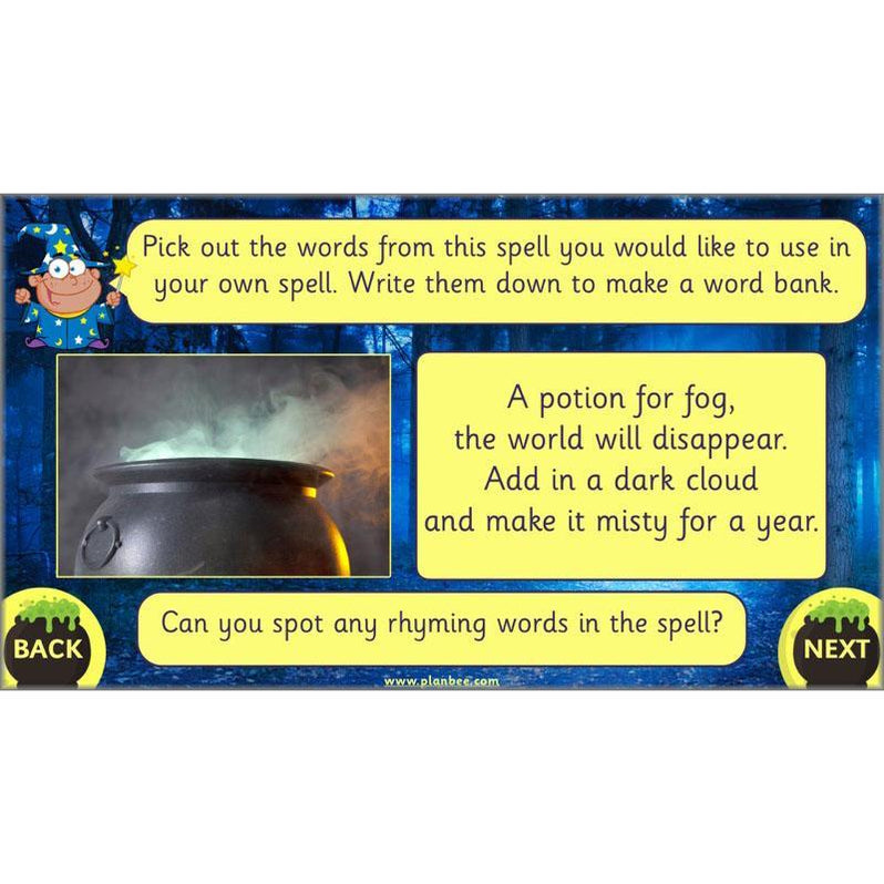 Magic Spell Writing KS1 Year 1 English by PlanBee