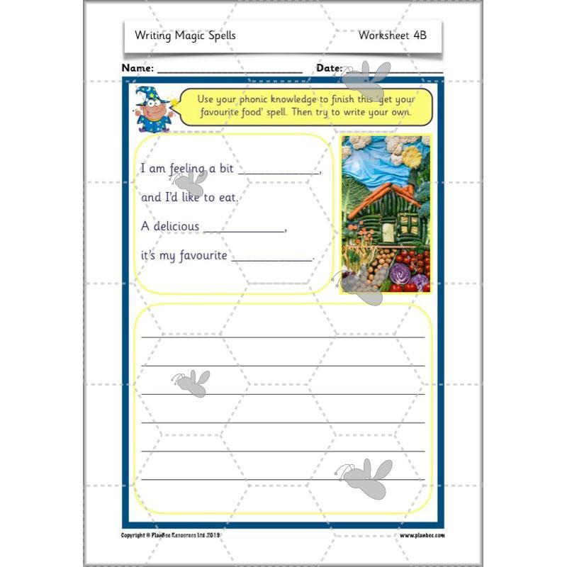PlanBee Magic Spell Writing KS1 Year 1 English by PlanBee