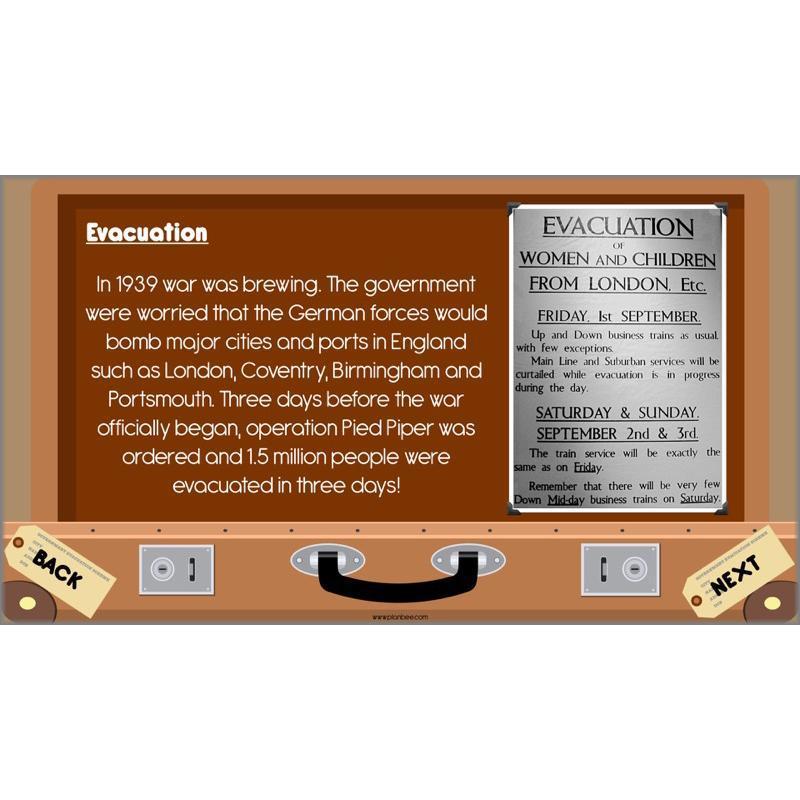 PlanBee World War 2 Evacuee Diary Entries | Year 4 WW2 Writing Ideas