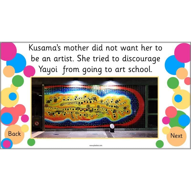PlanBee Yayoi Kusama Lesson Plan - Famous Artists KS1