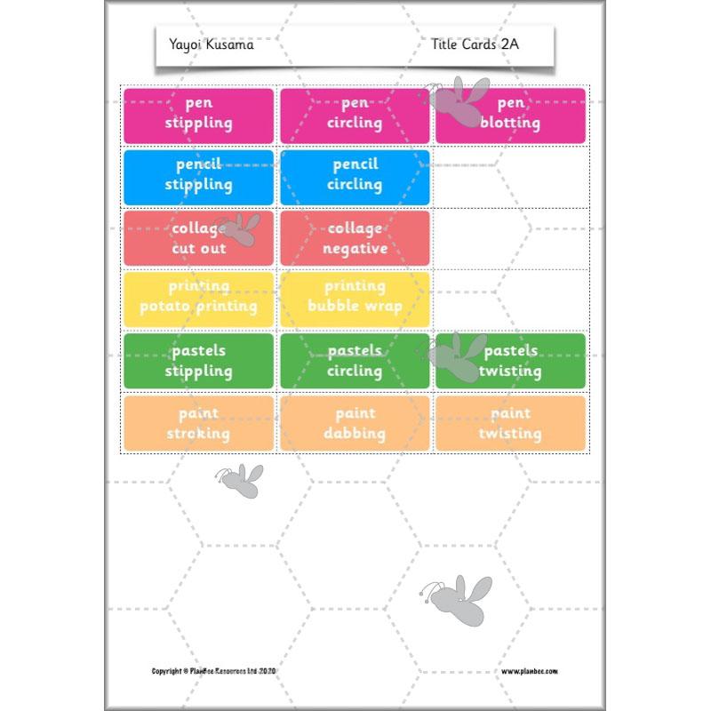 PlanBee Yayoi Kusama Lesson Plan - Famous Artists KS1