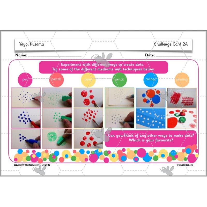 PlanBee Yayoi Kusama Lesson Plan - Famous Artists KS1