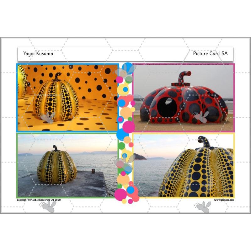 PlanBee Yayoi Kusama Lesson Plan - Famous Artists KS1