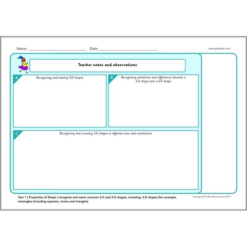 PlanBee Year 1 Maths Assessment Pack | Primary Maths Resources