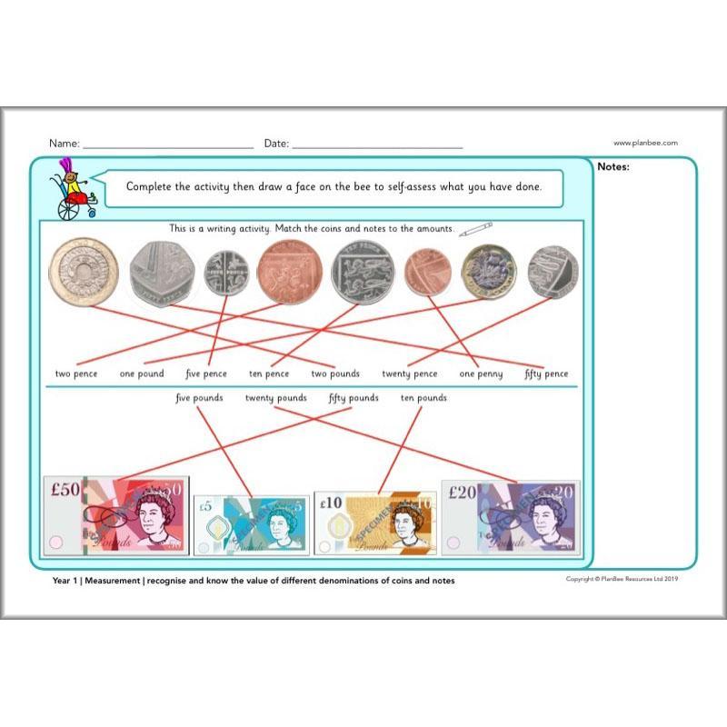 PlanBee Year 1 Maths Assessment Pack | Primary Maths Resources