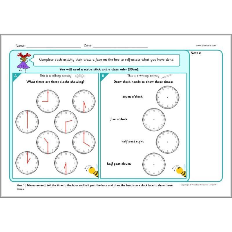 PlanBee Year 1 Maths Assessment Pack | Primary Maths Resources