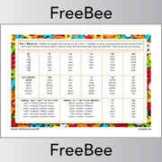 PlanBee Year 1 Spelling Words by PlanBee