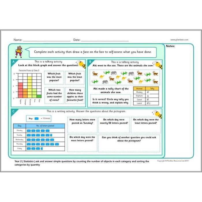 PlanBee Year 2 Maths Assessments | PlanBee Primary Maths Resources