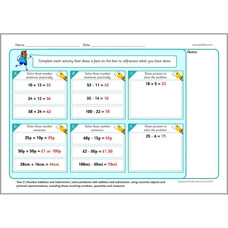 PlanBee Year 2 Maths Assessments | PlanBee Primary Maths Resources