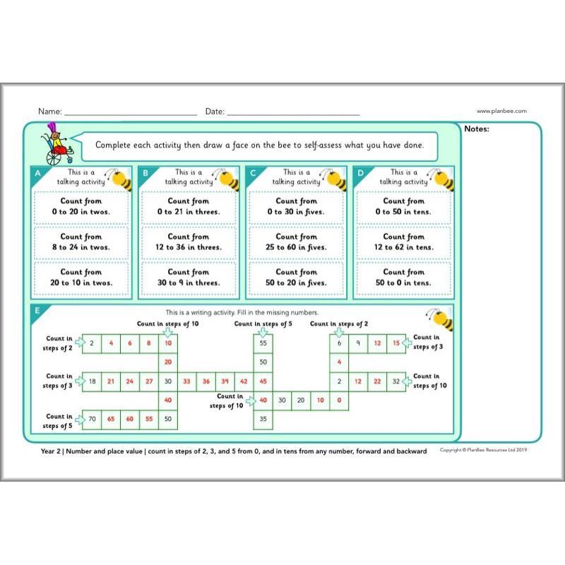 PlanBee Year 2 Maths Assessments | PlanBee Primary Maths Resources